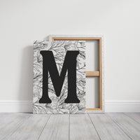 Botanical Letter M Monogram