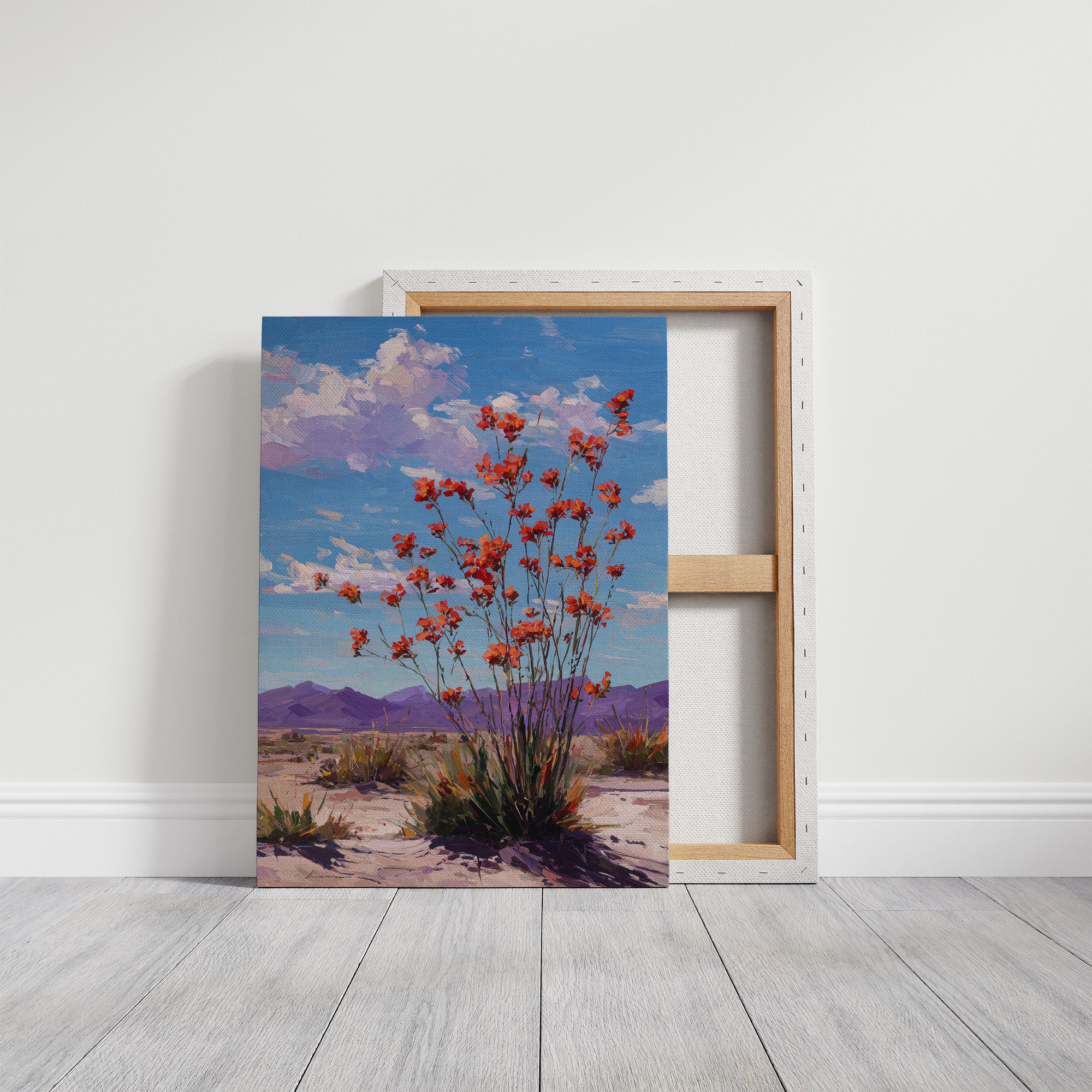 Desert Blooms Beneath Open Sky