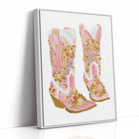 Blush Boots In Bloom