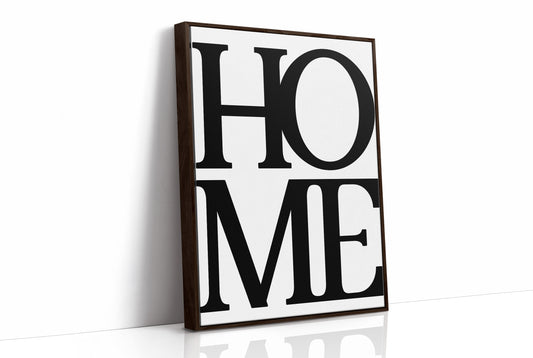 Bold Serif Home Typography Print