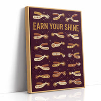 Earn Your Shine: Spurs Sold Separately