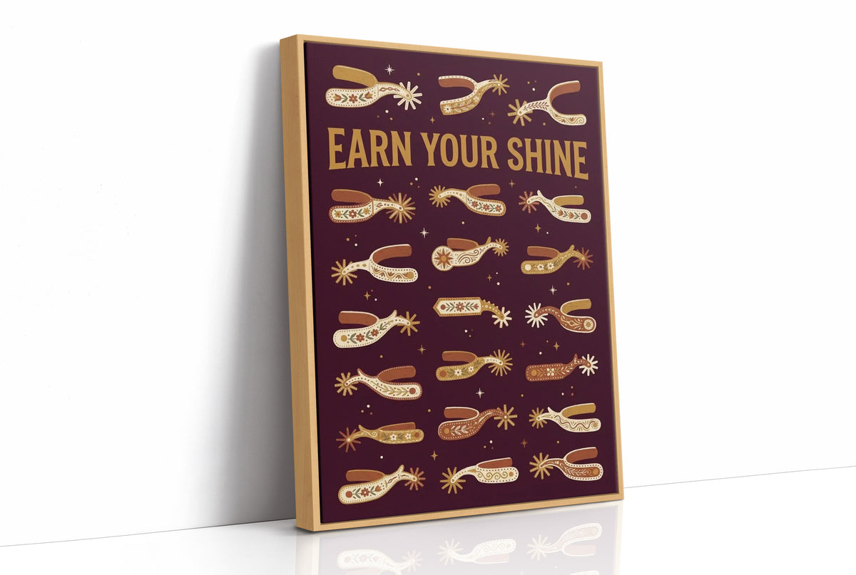 Earn Your Shine: Spurs Sold Separately