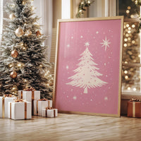 Snow Stars Dance On Rose Night