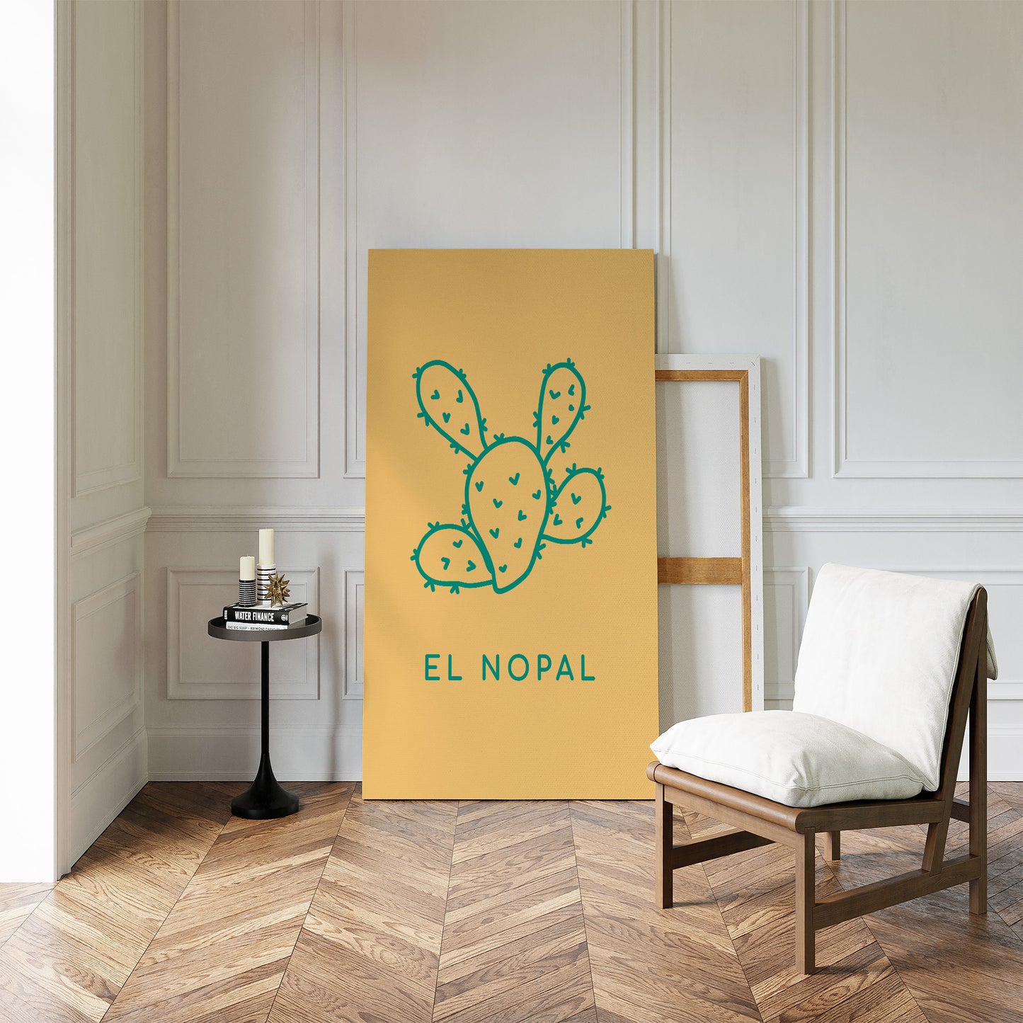 El Nopal Cactus Print – Minimalist Western Wall Art