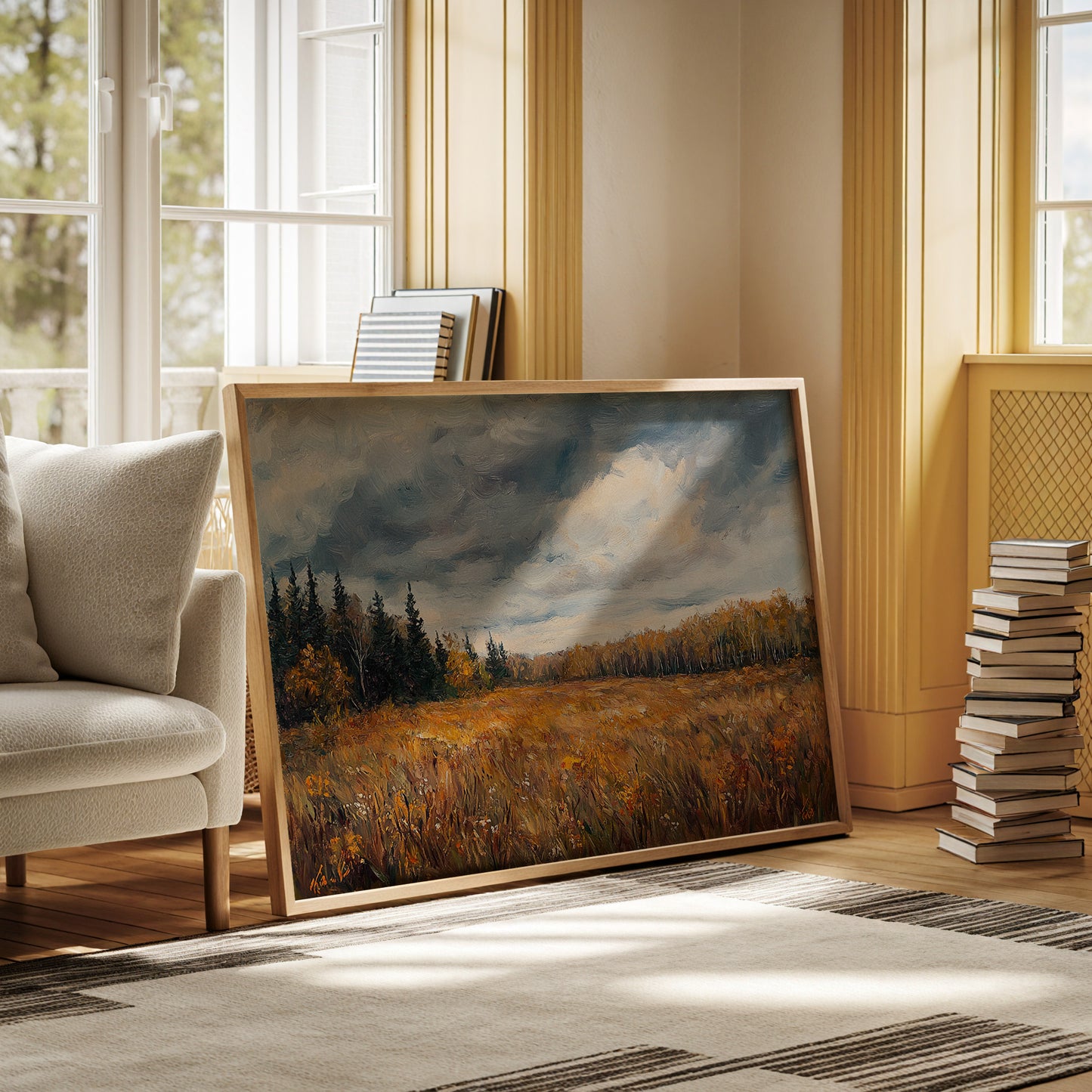 Autumn Prairie Holds Golden Hours