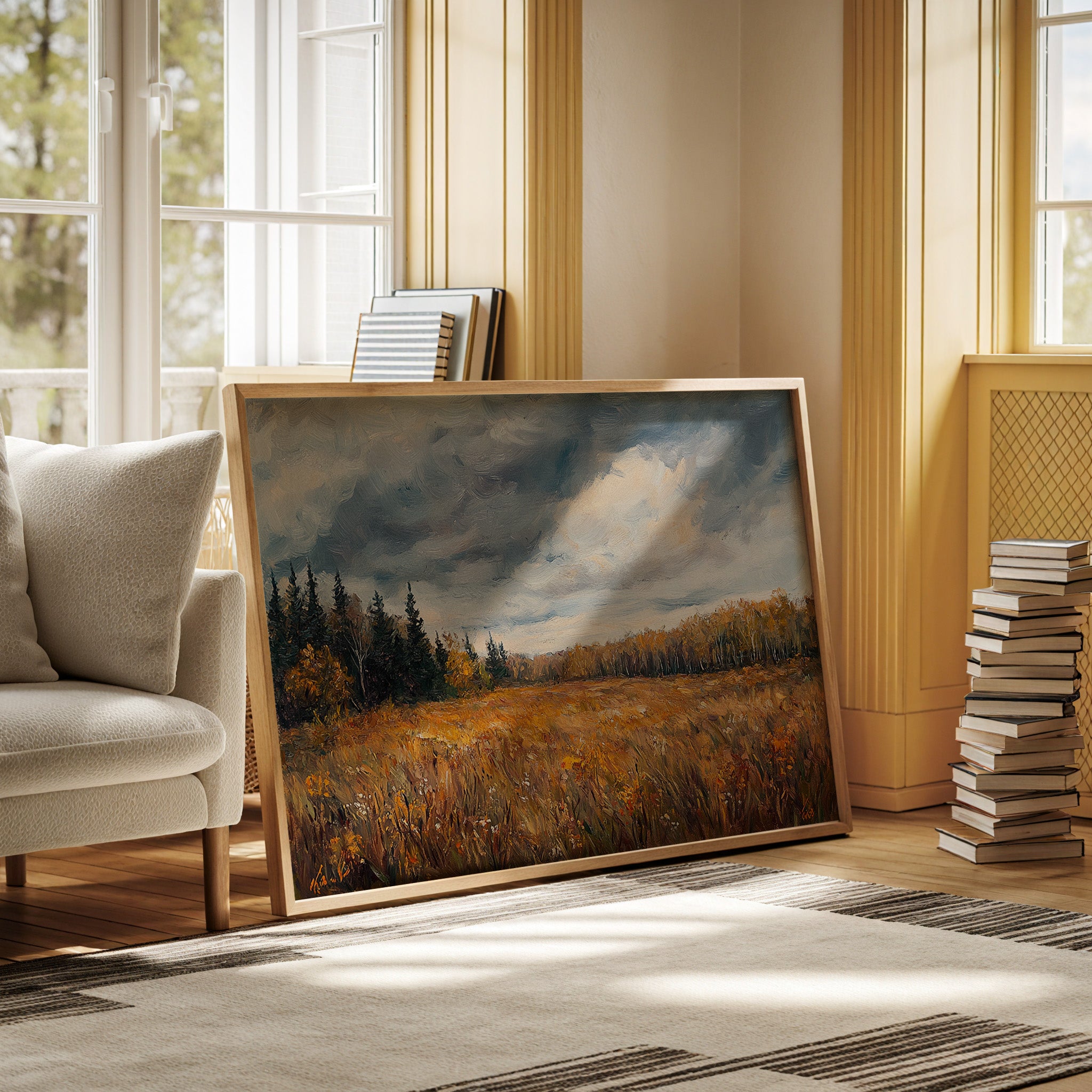 Autumn Prairie Holds Golden Hours