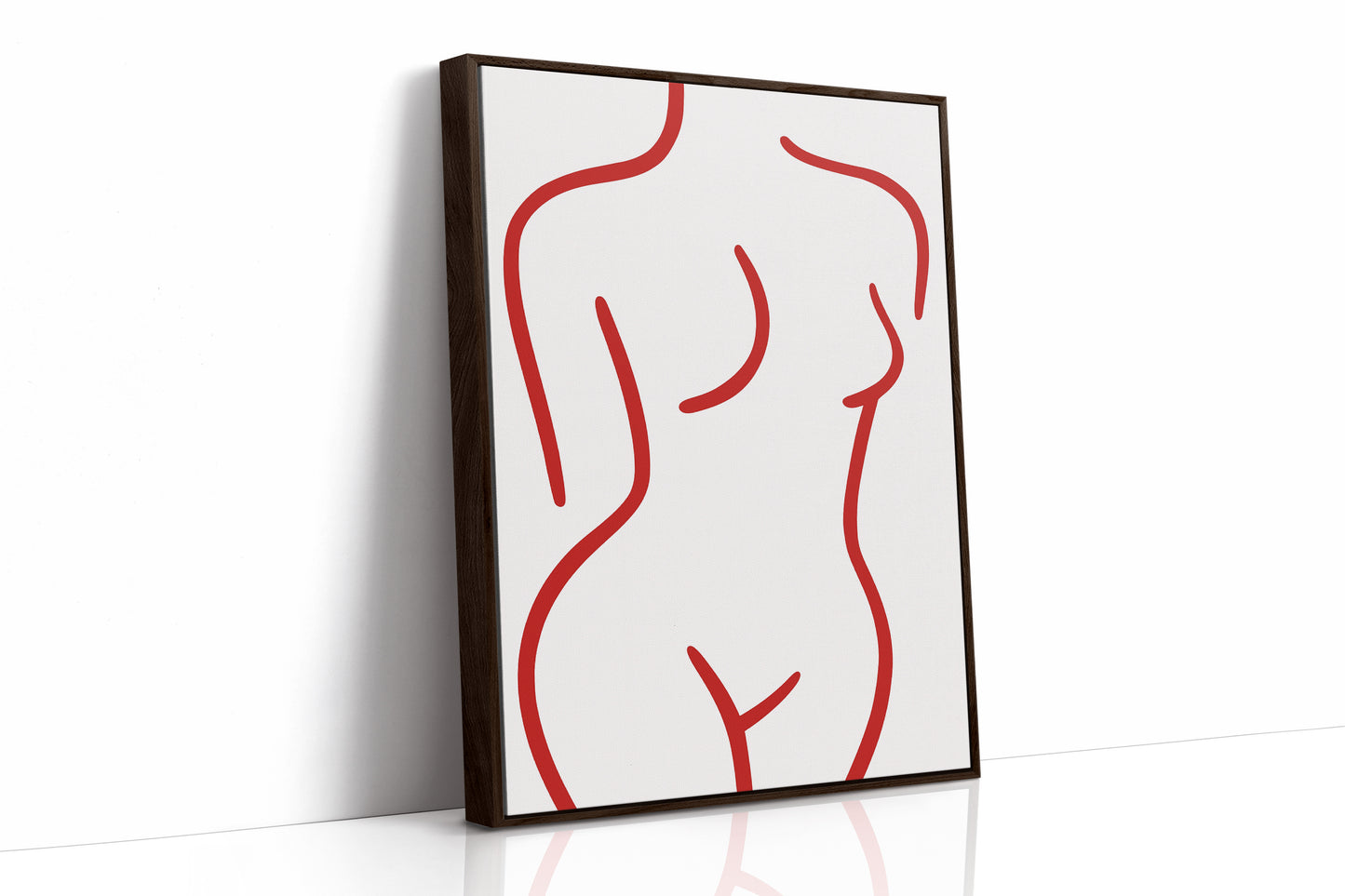 Crimson Lines Dance With Grace