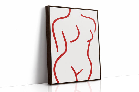 Crimson Lines Dance With Grace