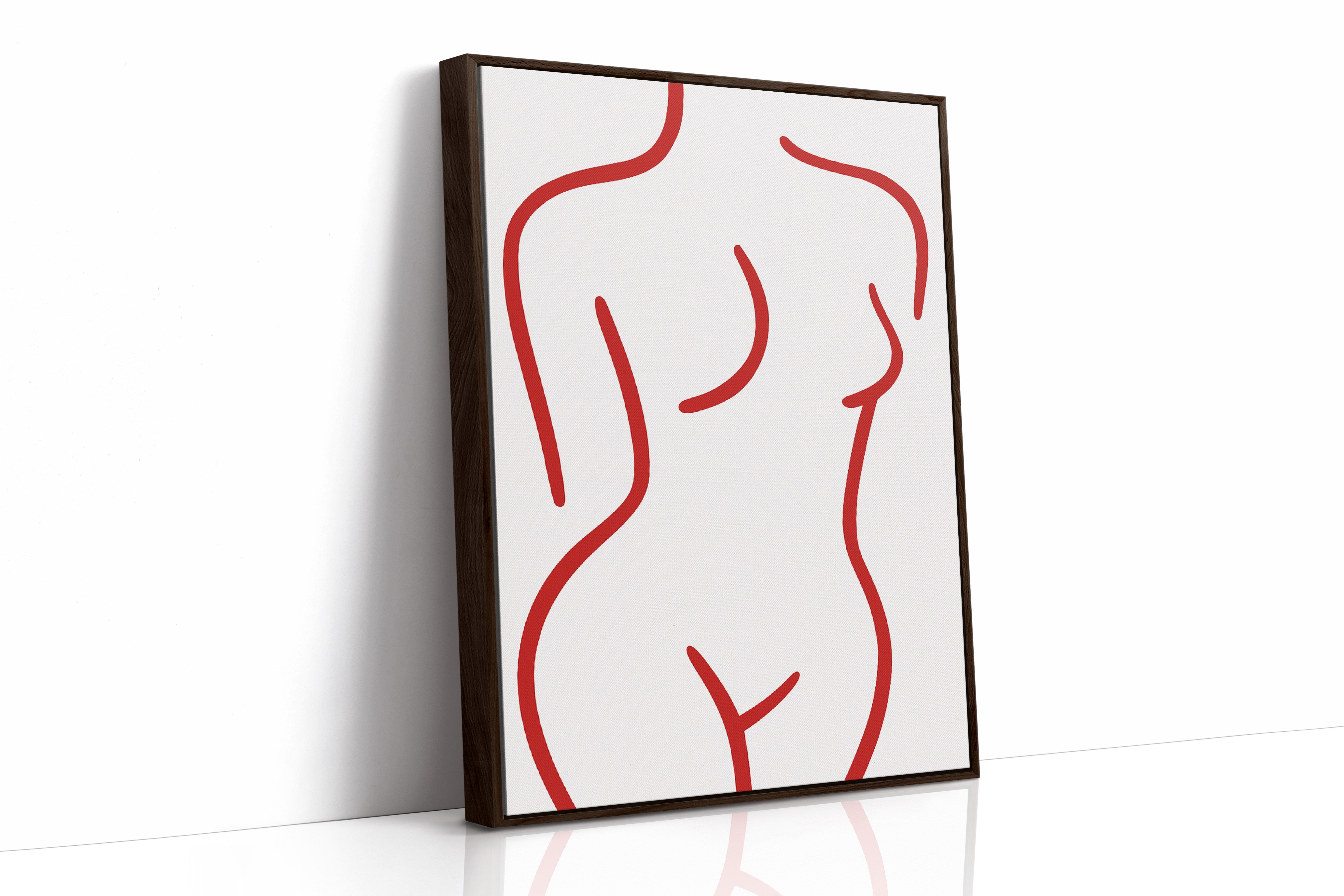 Crimson Lines Dance With Grace