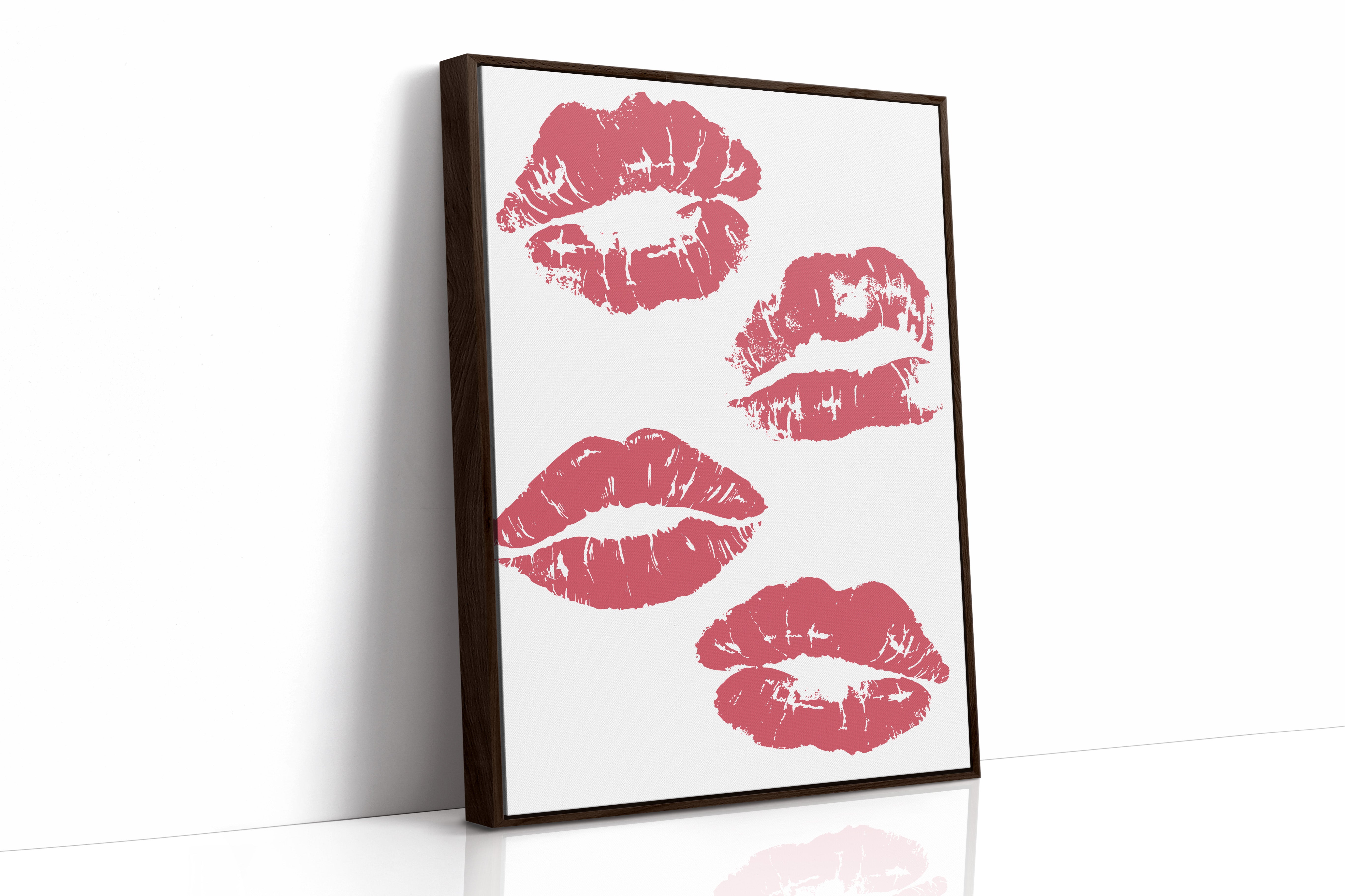 Coral Kisses Paint Modern Romance