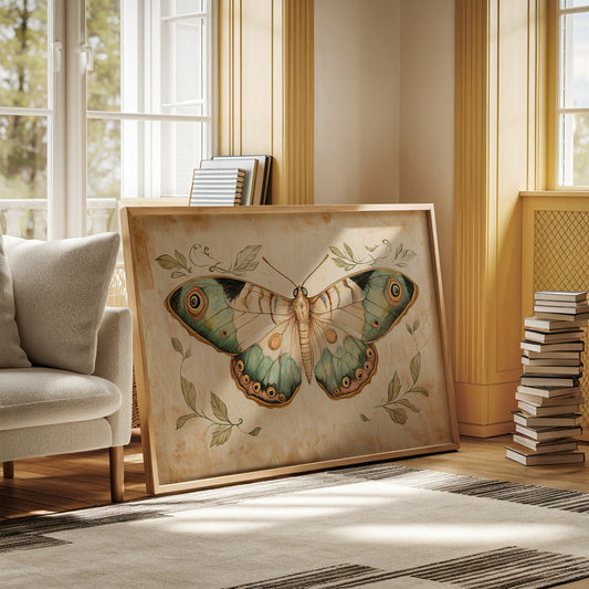 Aged Pages Hold Butterfly Tales