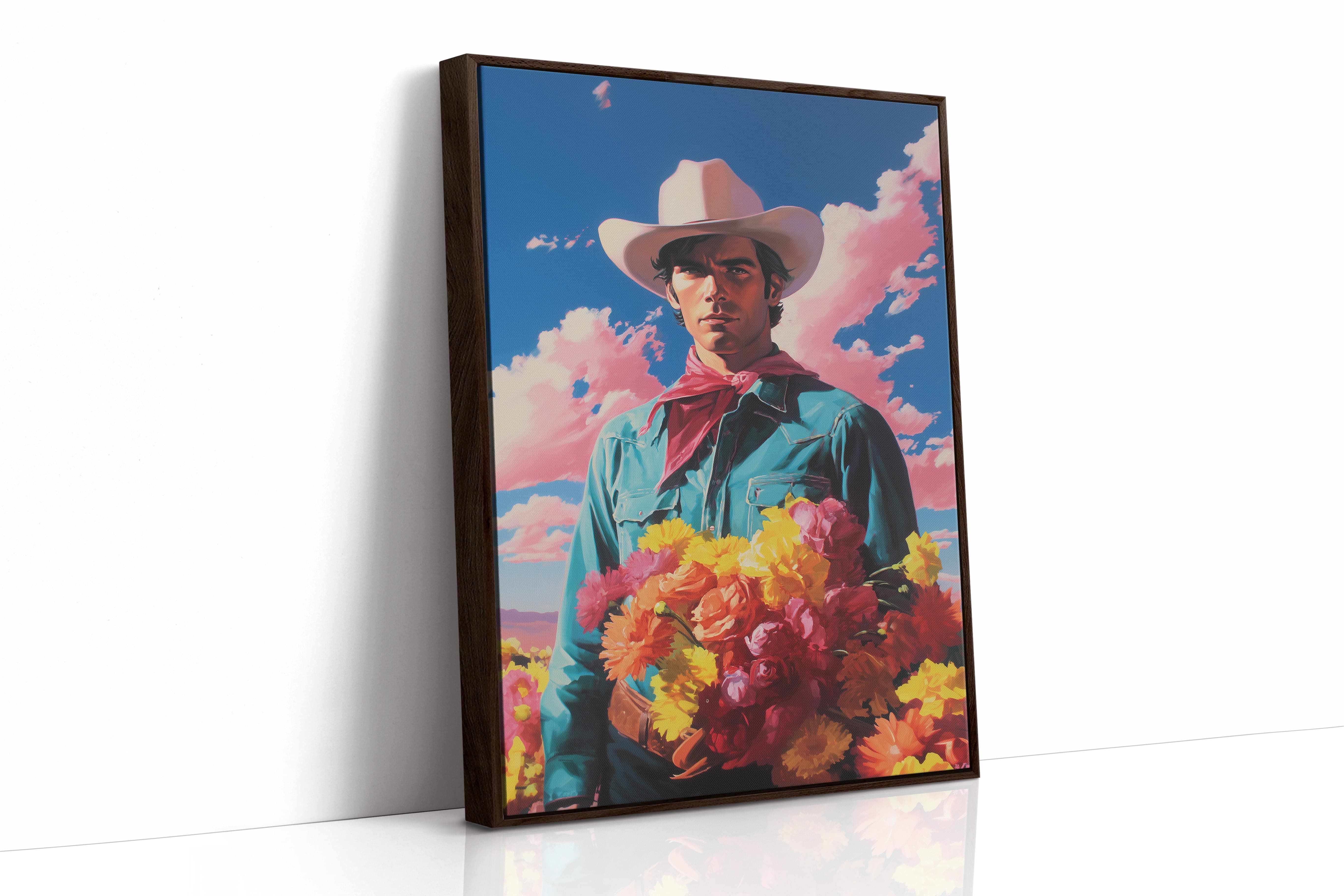 Wild Blooms Paint Desert Sunsets Blue