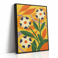 Cactus Meets Sunflower Folk Art