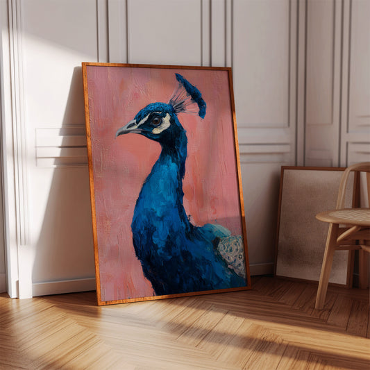 A Regal Gaze in Turquoise
