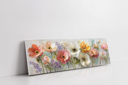 Garden Blooms In Soft Pastel Light
