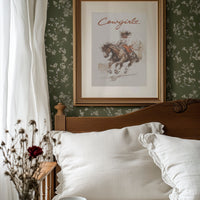Barrel Racing Dreams - Dynamic Cowgirl & Horse