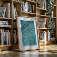 Tidal Rhythms In Seafoam Green