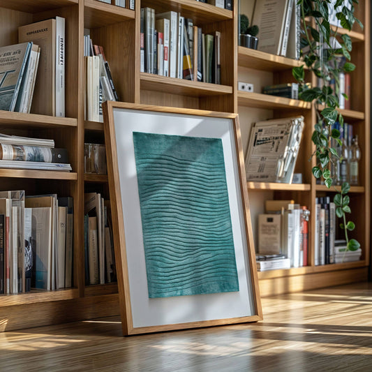 Tidal Rhythms In Seafoam Green