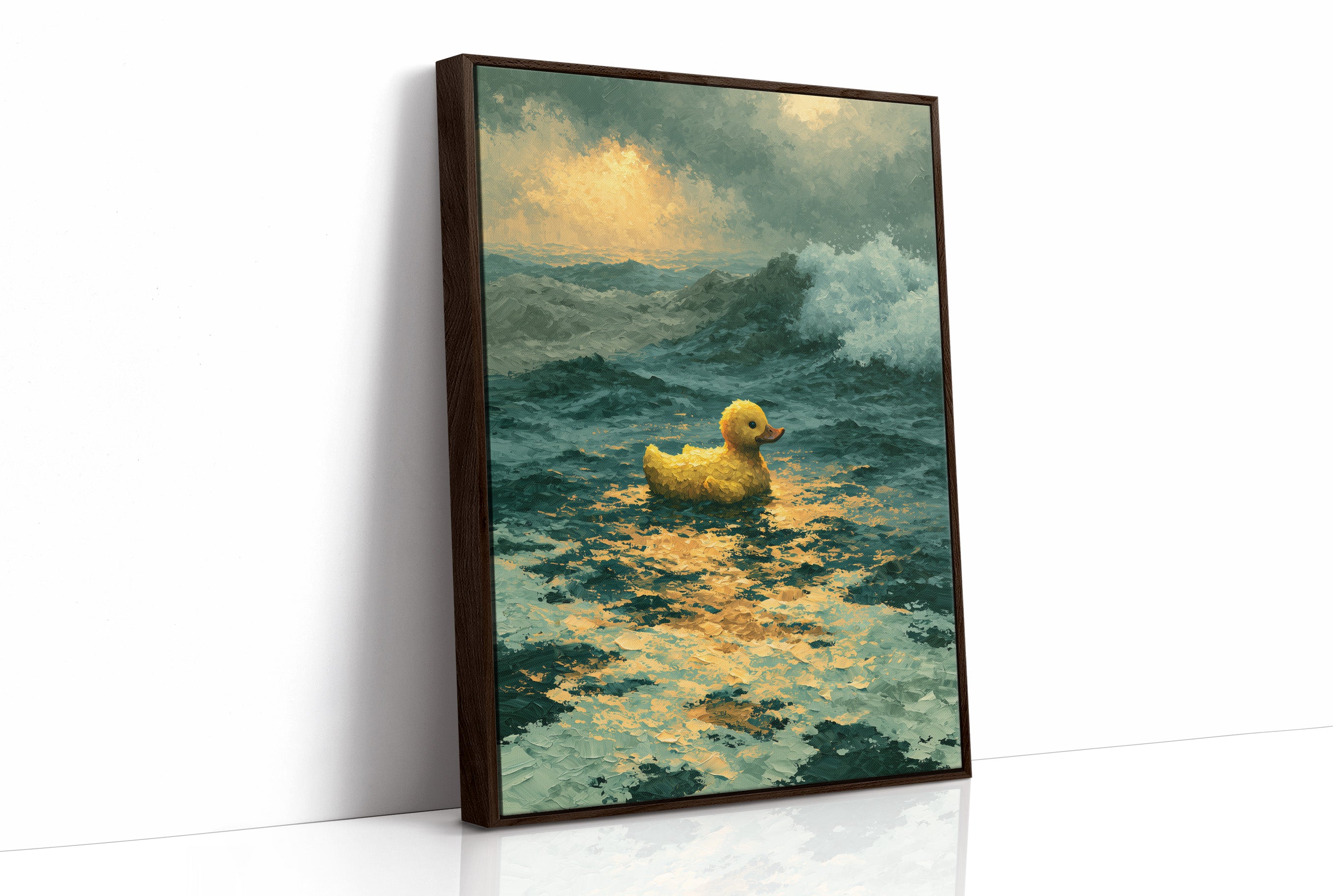 Rubber Duck Takes the Sea