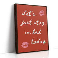 Lazy Sunday Wears Pink Kisses