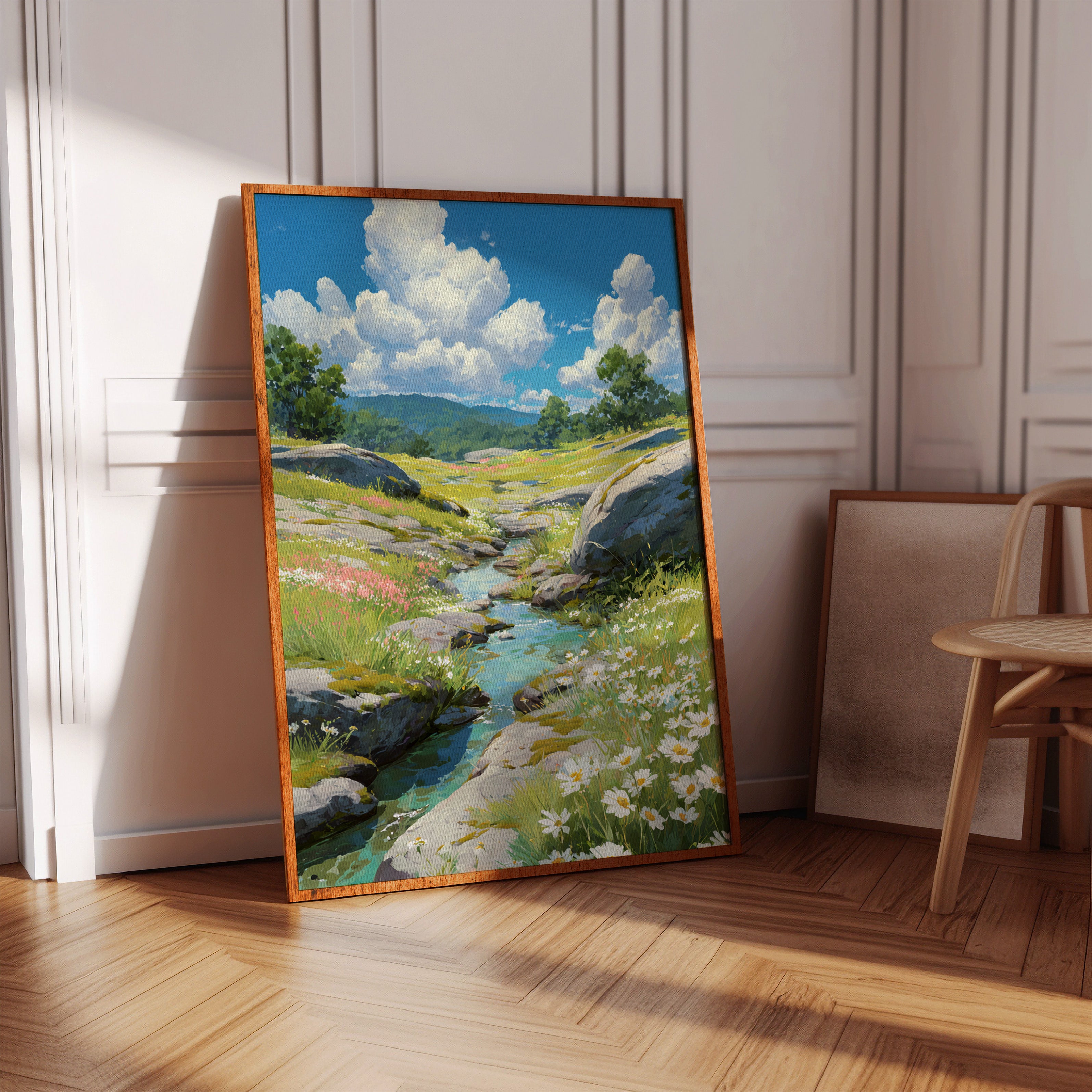 Meandering Through Sunlit Meadows