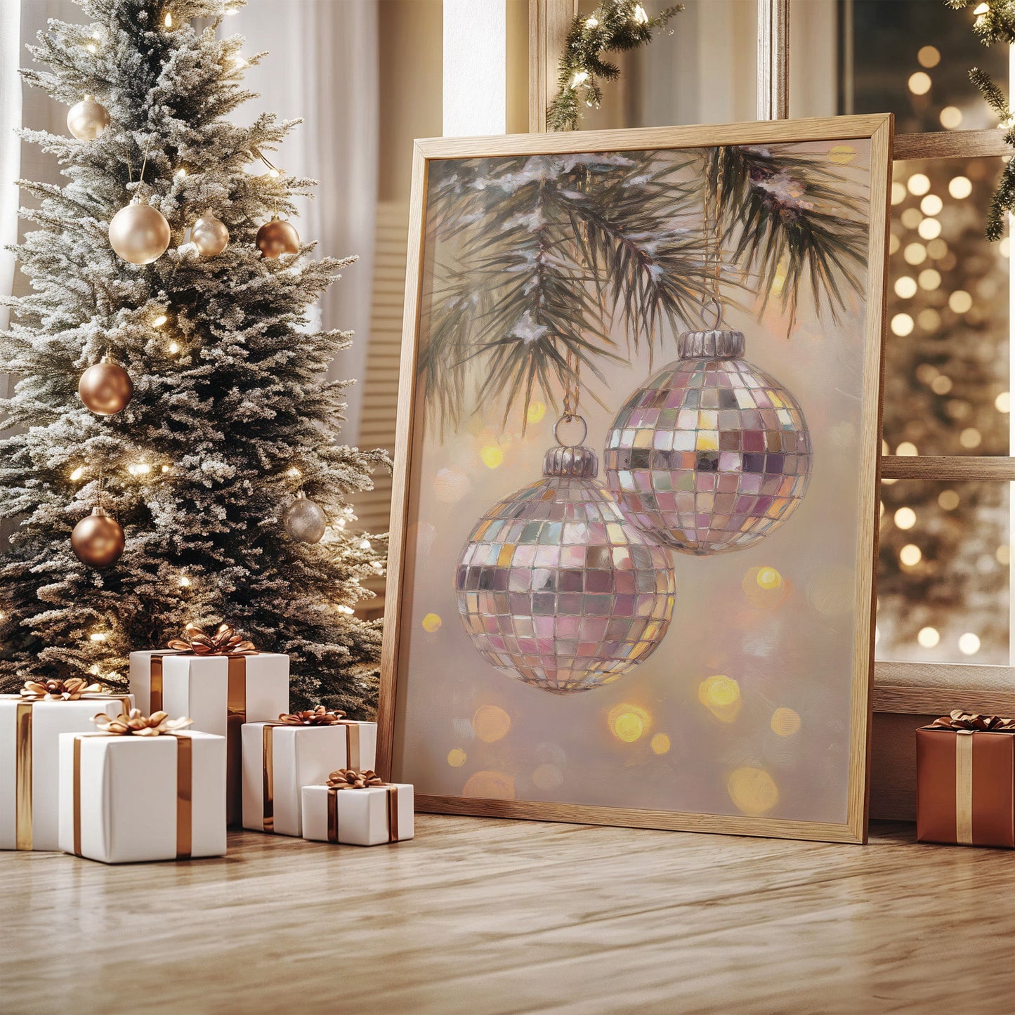 December Dances In Silver Spheres