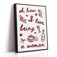 Sweet Moments In Burgundy Lines