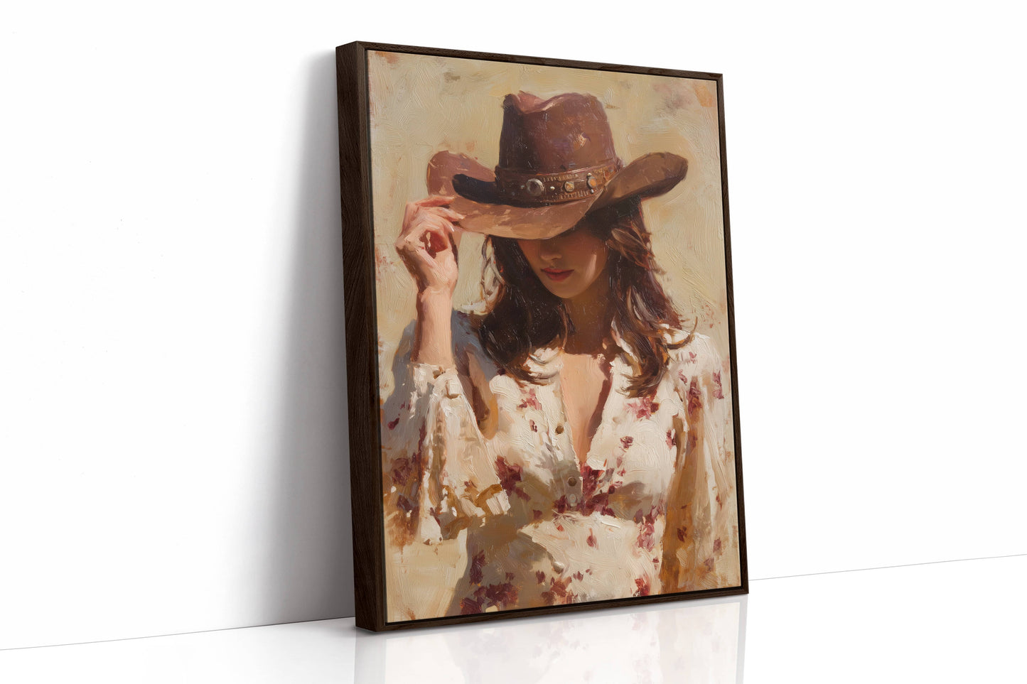 Prairie Roses Meet Leather Crown
