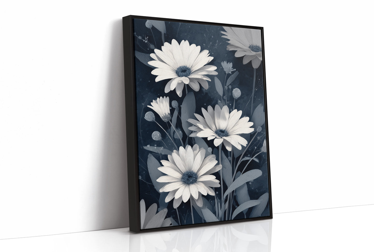 Three Daisies Holding the Dark