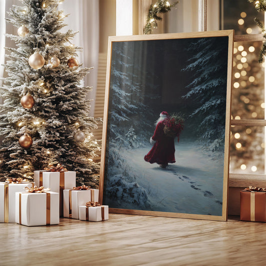 Santa Took the Quiet Path Through the Pines