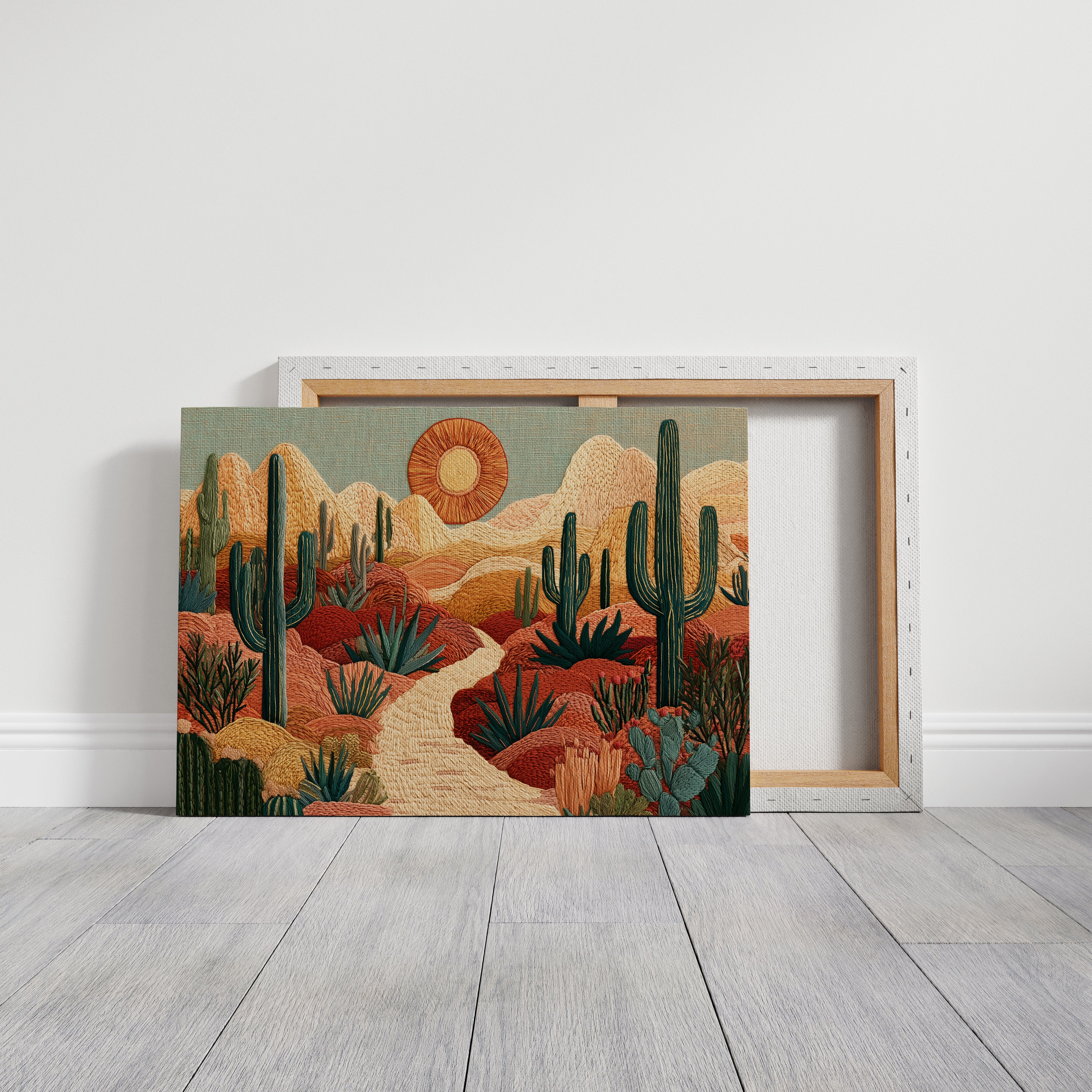 Sundown on the Desert Path