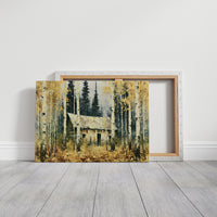 Cabin Lost in the Birches