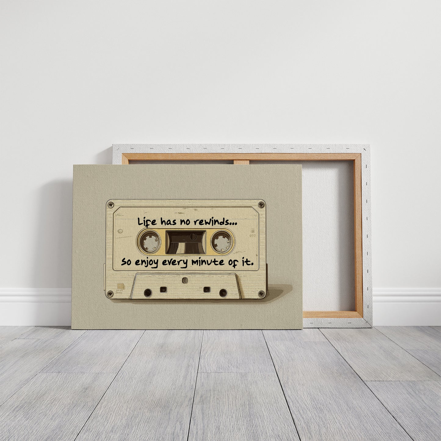 Life Has No Rewinds Retro Cassette