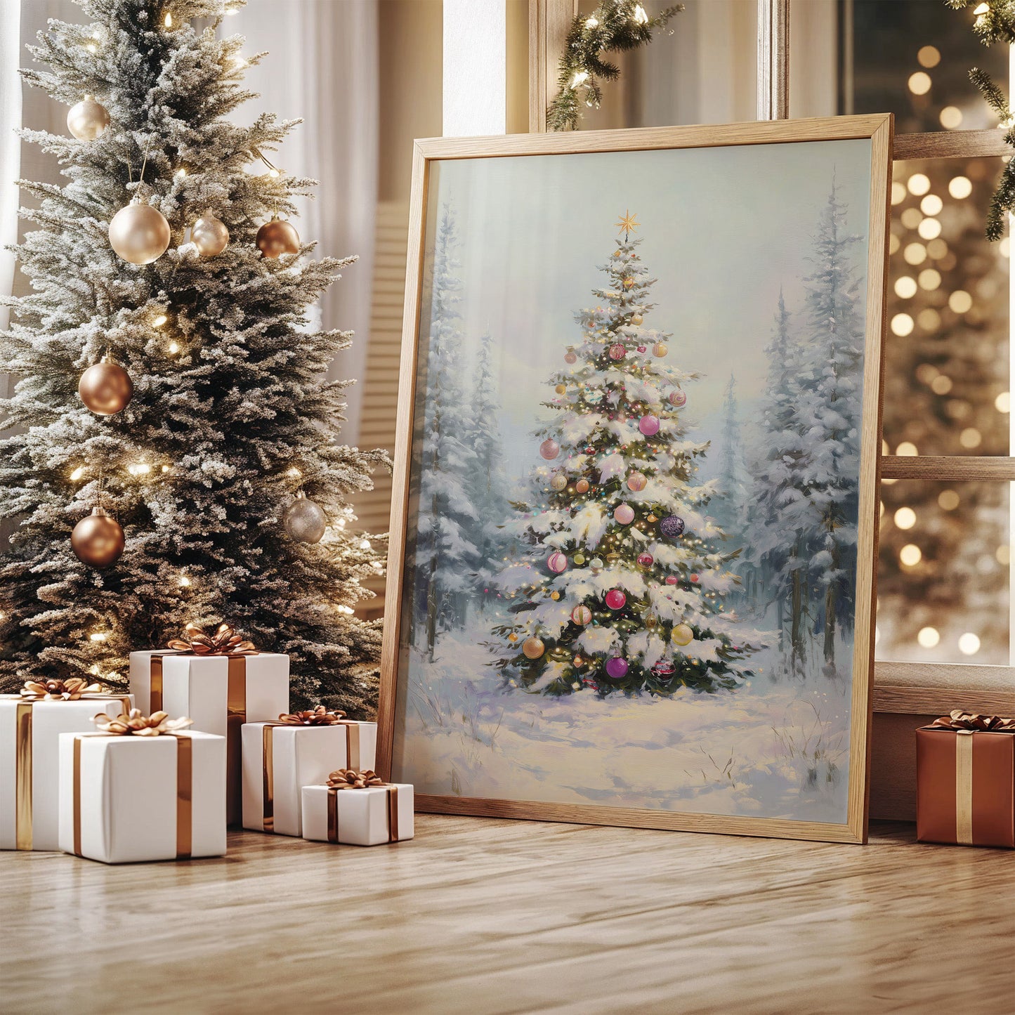 Winter Forest Sparkles With Joy