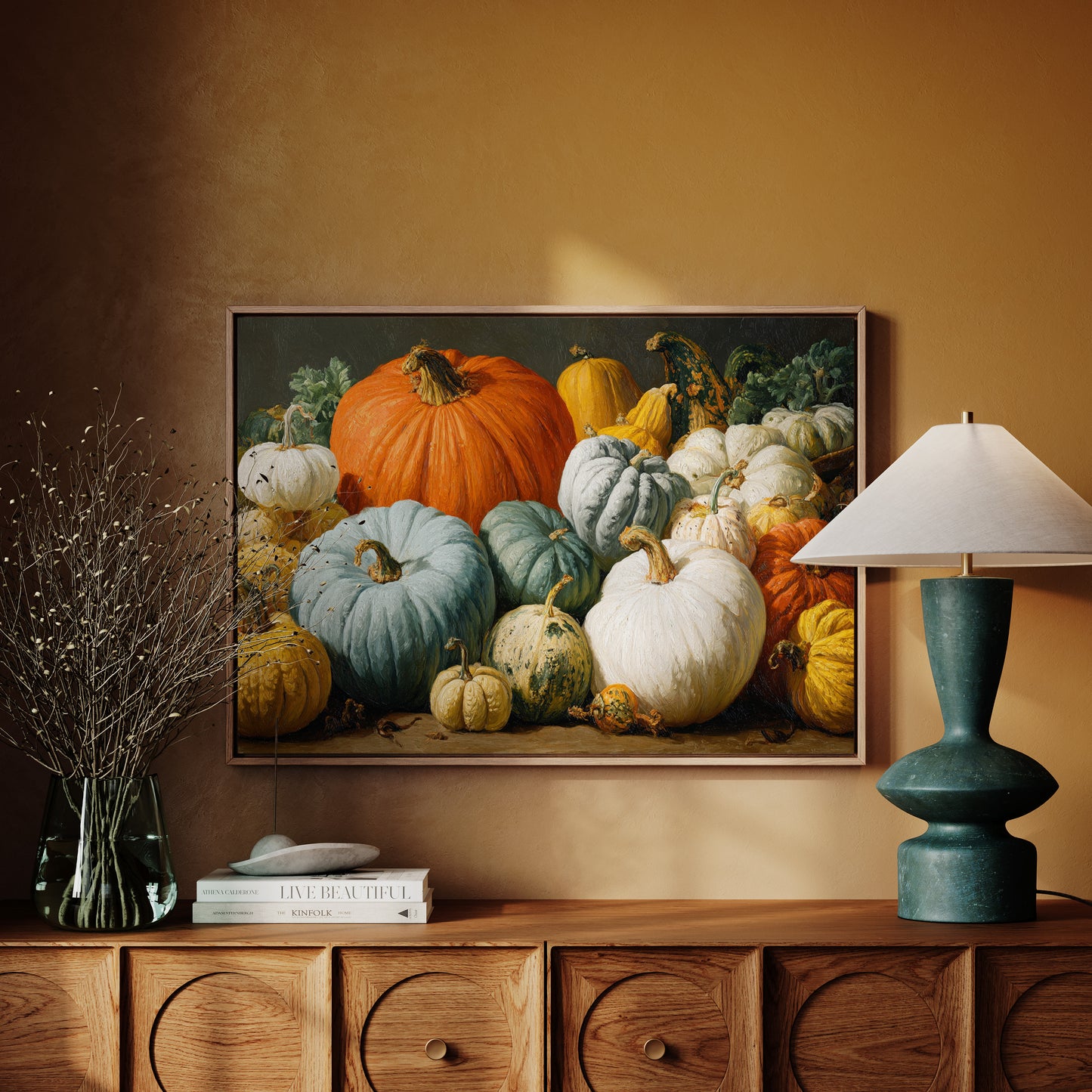 Harvest Harmony in Colorful Abundance