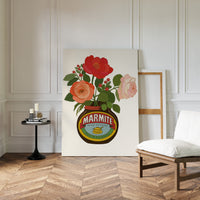Roses in a Marmite Jar