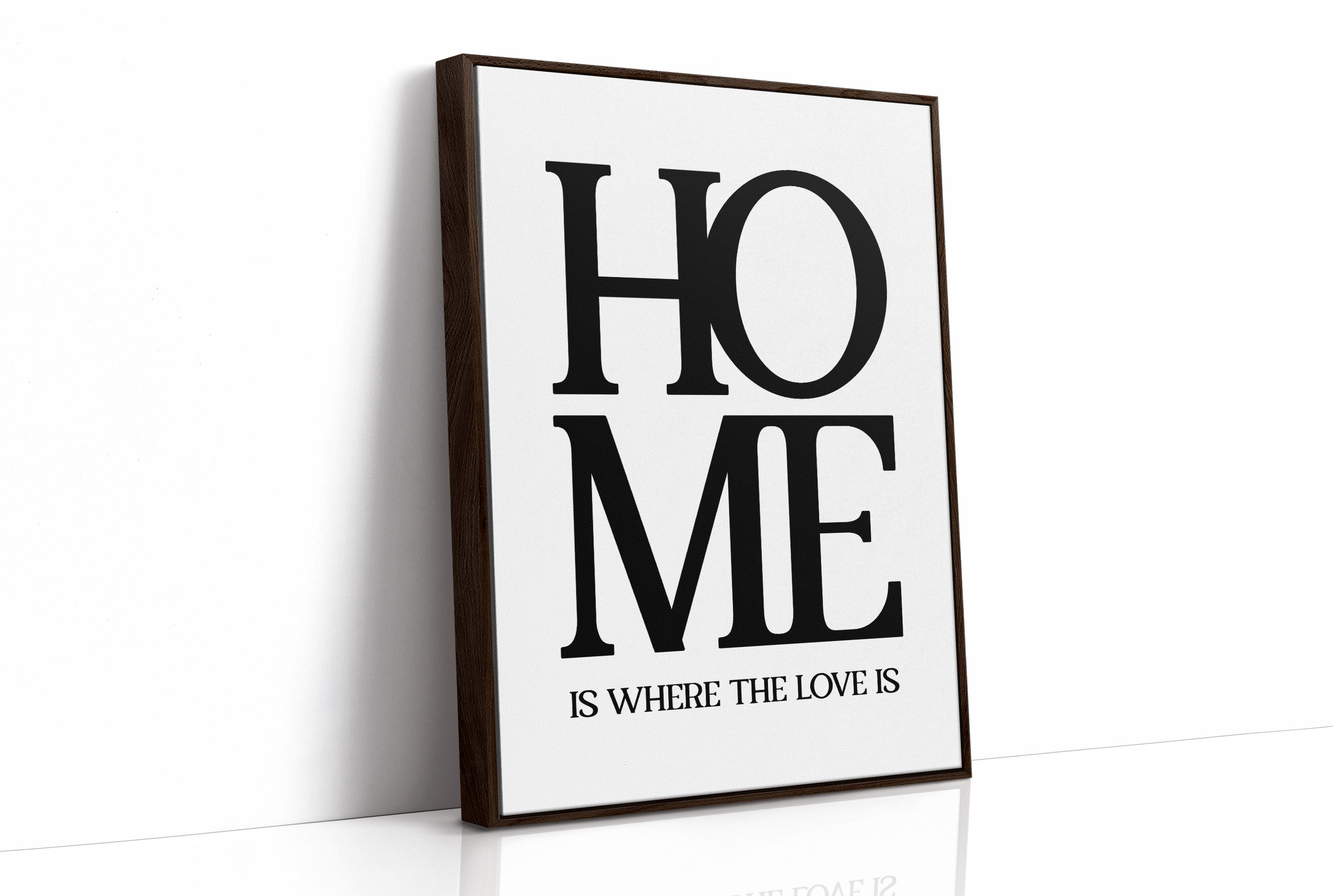 Home Is Where The Love Is Typography Print