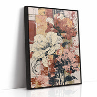 Blooms in Color Block & Splatter