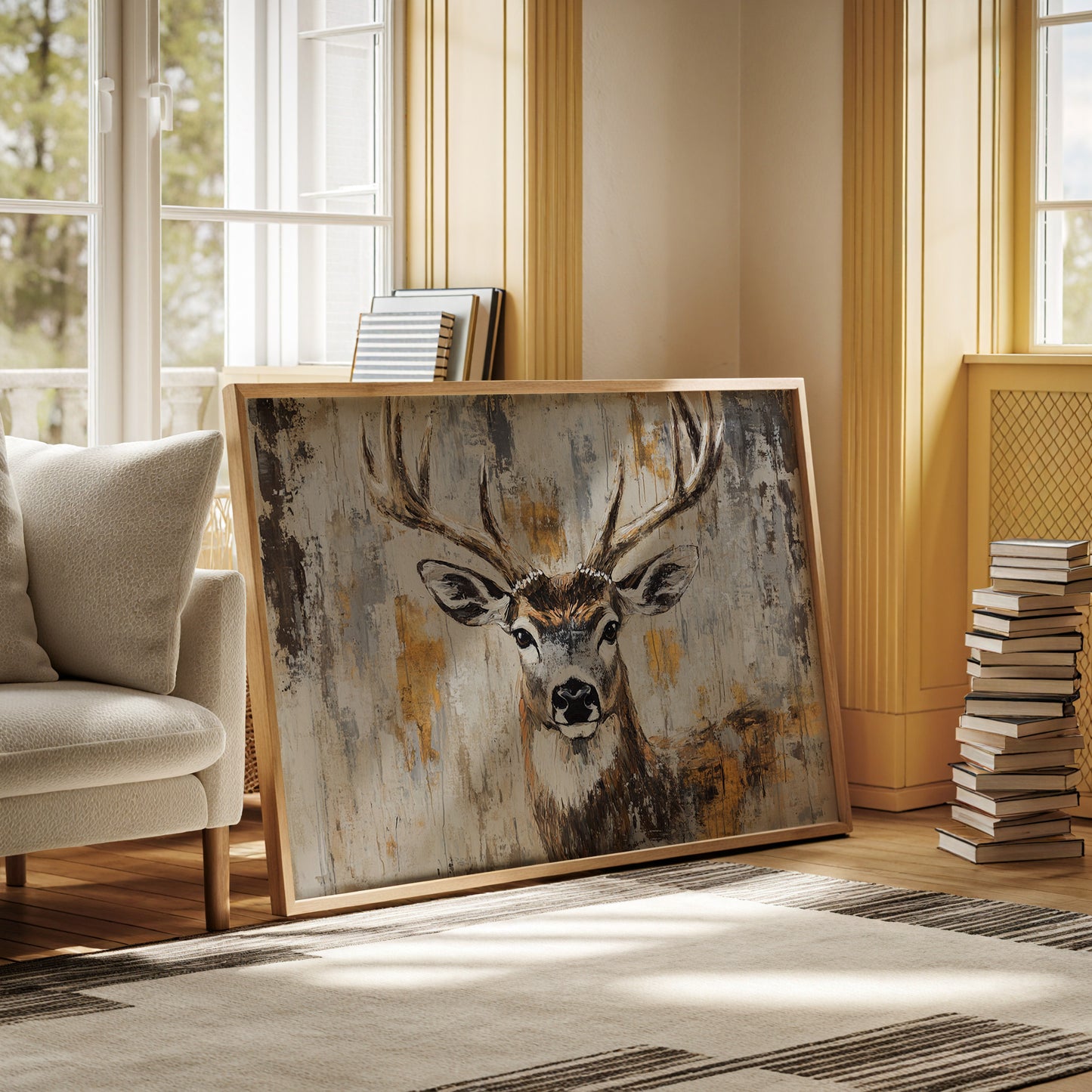 Noble Stag In Golden Light