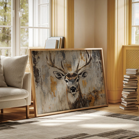 Noble Stag In Golden Light