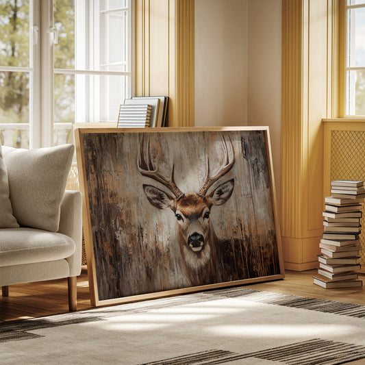 Noble Buck In Winter Light