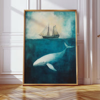 Deep Blue Silence and the Whale