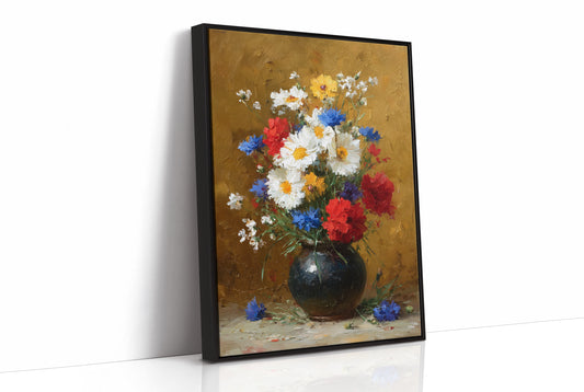 Wildflowers in a Dark Vessel