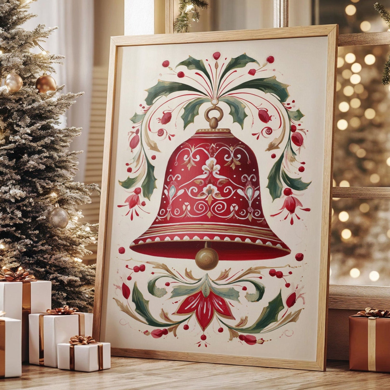 Crimson Bell Sings Winter's Welcome