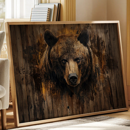 Ancient Forest Holds Bear's Gaze