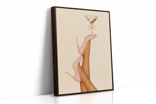 Pink Stilettos Serve Martini Magic