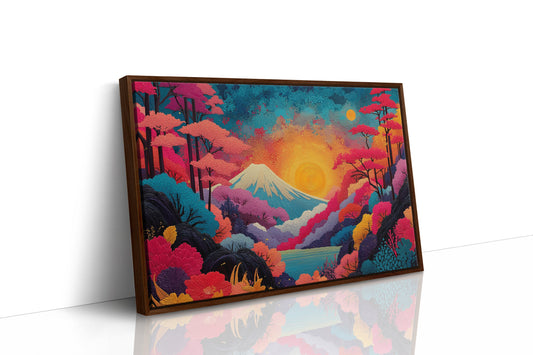 Sacred Mountain Blooms At Dawn