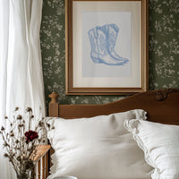 Vintage Western Heritage - Hand-Drawn Cowboy Boots