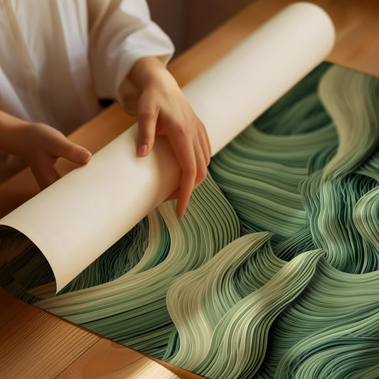 Emerald Waves Dance In Silence