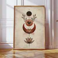 Celestial Lotus and Crescent Alignment